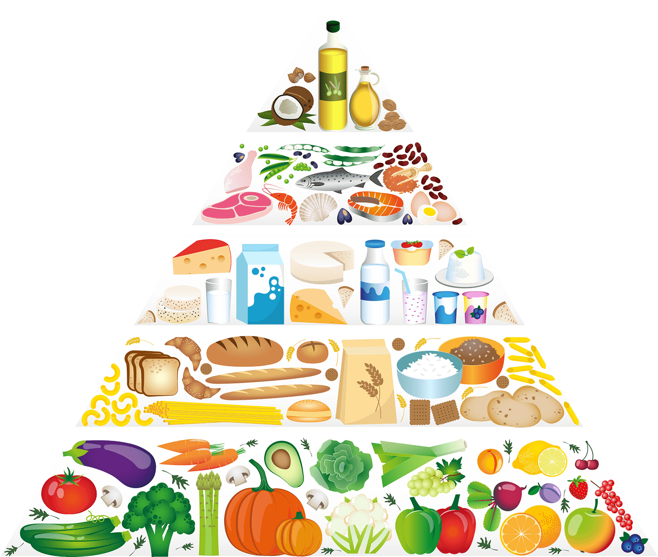 Weight Losing Tricks Food Pyramid